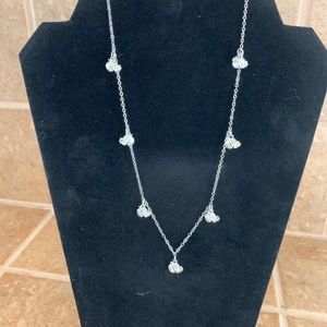Silver Pumpkin Necklace